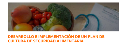  DESARROLLO E IMPLEMENTACIÓN DE UN PLAN DE CULTURA DE SEGURIDAD ALIMENTARIA (Fechas: del 28 al 30.03.2023)